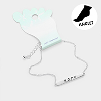 HOPE Metal Bar Anklet