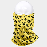 Fleur de Lis Print Seamless Face Tube Mask / Scarf