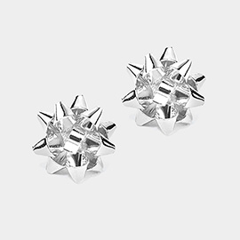 Christmas Gift Bow Stud Earrings