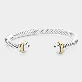 Twisted Rope Cuff Bracelet