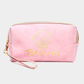 Shell Point Beauty Cosmetic Pouch Bag