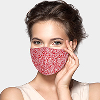 Paisley Print Cotton Fashion Mask