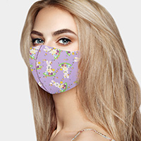 Easter Bunny Print Fashion Mask