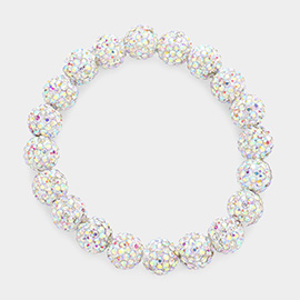 Shamballa Ball Stretch Bracelet