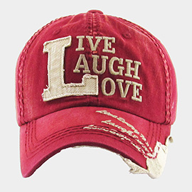 LIVE LAUGH LOVE Vintage Baseball Cap