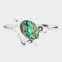 Abalone Metal Turtle Hook Bracelet