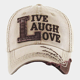 LIVE LAUGH LOVE Vintage Baseball Cap