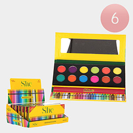 6PCS - 12 Colors Shadow Palettes