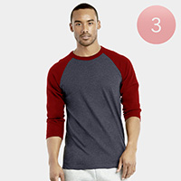 3PCS - Men's Raglan T-Shirts