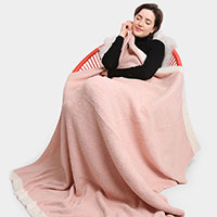 Pastel Colored Throw Blanket
