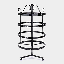 Rotating Metal Jewelry Display Stand