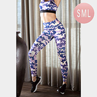 Camouflage Capri Activewear Leggings