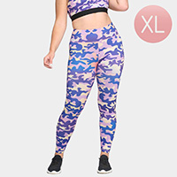 Camouflage Capri Activewear Leggings