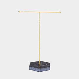 Metal T-bar Jewelry Display Stand