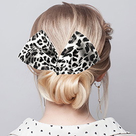 Leopard Patterned Deft Bun Maker Hairband