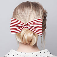 Striped Deft Bun Maker Hairband