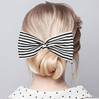 Striped Deft Bun Maker Hairband