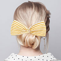 Striped Deft Bun Maker Hair Band