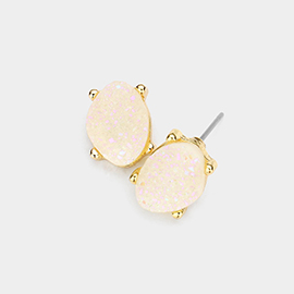 Druzy Stud Earrings