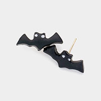 Polymer Clay Bat Stud Earrings