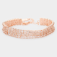 Rhinestone Evening Bracelet