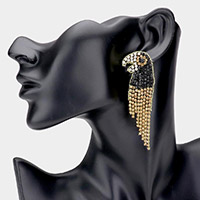 Rhinestone Parrot Earrings