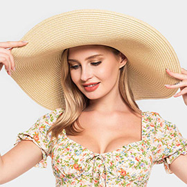 Solid Straw Sun Hat