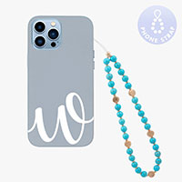 Semi Precious Stone Phone Strap / Phone Charm