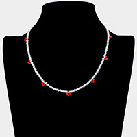 Faceted Beaded Necklace