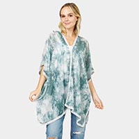 Tie Dye Cover Up Poncho