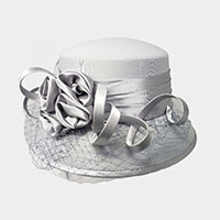 Bow Accented Dressy Hat