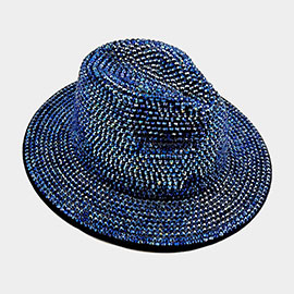 Bling Studded Panama Hat