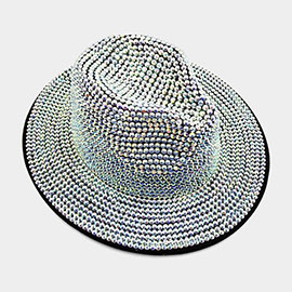 Bling Studded Panama Hat