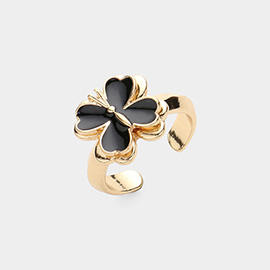 Enamel Butterfly Ring