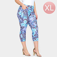 Blossoming Garden Skinny Capri Jeggings