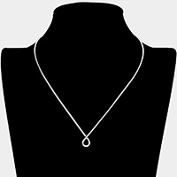 Open Metal Choker Necklace