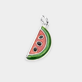 Enamel Metal Watermelon Pendant