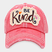 BE Kind Message Vintage Baseball Cap