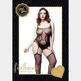 Cut Out Sexy Mesh Bodystocking