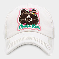 mama Bear Message Vintage Baseball Cap