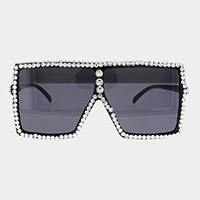 Studded Square Sunglasses