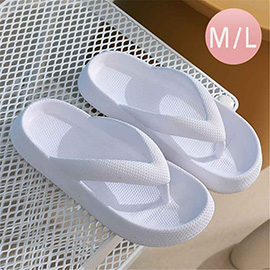 Solid Soft Sole Flip Flop Slippers