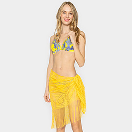 Mesh Fringe Sarong / Scarf