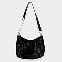 Spike Trimmed Shoulder/Crossbody Bag