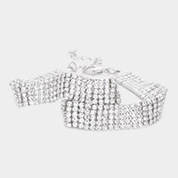 CZ Stone Pave Evening Bracelet