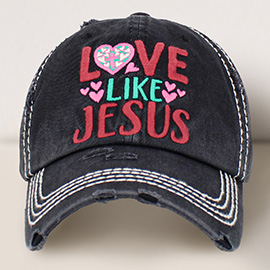 LOVE LIKE JESUS Vintage Baseball Cap