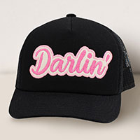 DARLIN Message Mesh Back Baseball Cap