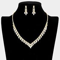 Christal Rhinestone Pave Necklace