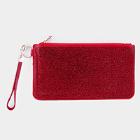 Double Sided Bling Wristlet Wallet/Clutch Bag