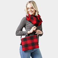 Buffalo Check Crossbody / Clutch Bag